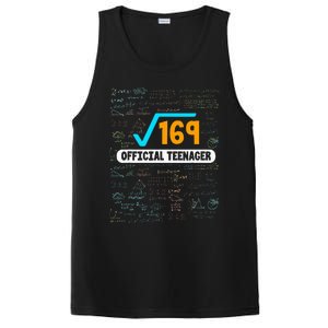 Square Root Of 169 13 Years Old Teenager Birthday PosiCharge Competitor Tank