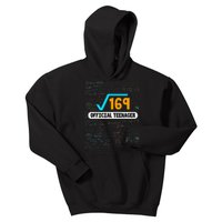 Square Root Of 169 13 Years Old Teenager Birthday Kids Hoodie