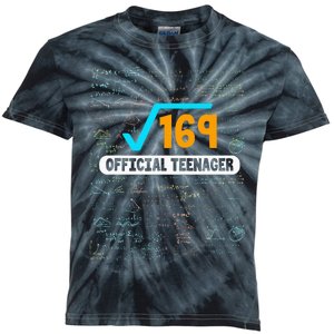 Square Root Of 169 13 Years Old Teenager Birthday Kids Tie-Dye T-Shirt