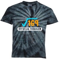 Square Root Of 169 13 Years Old Teenager Birthday Kids Tie-Dye T-Shirt