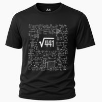 Square Root Of 441 Birthday Gift 21 Year Old Math Cooling Performance Crew T-Shirt