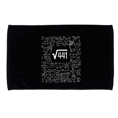 Square Root Of 441 Birthday Gift 21 Year Old Math Microfiber Hand Towel