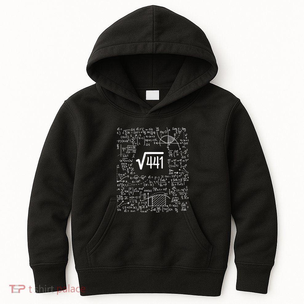 Square Root Of 441 Birthday Gift 21 Year Old Math Kids Hoodie