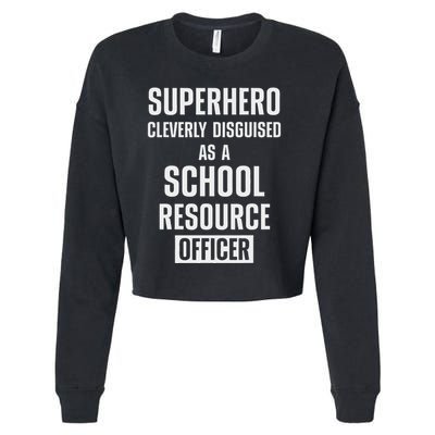 School Resource Officer Sro Cropped Pullover Crew