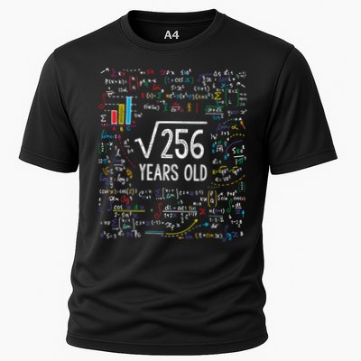 Square Root Of 256 16th Birthday Funny Gift 16 Year Old Gifts Math Bday Performance Shirt