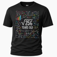 Square Root Of 256 16th Birthday Funny Gift 16 Year Old Gifts Math Bday Cooling Performance Crew T-Shirt