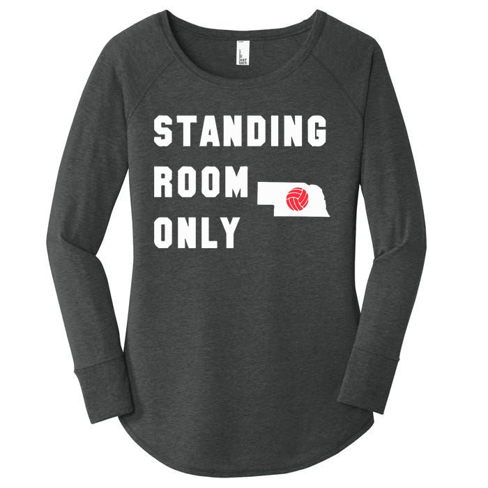 Standing Room Only Volleyball Women's Perfect Tri Tunic Long Sleeve Shirt