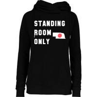 Standing Room Only Volleyball Womens Funnel Neck Pullover Hood