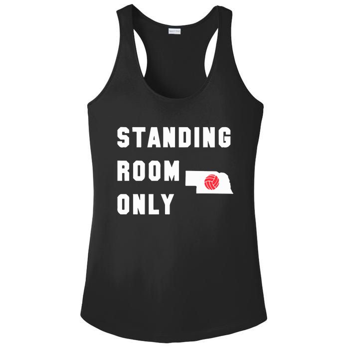 Standing Room Only Volleyball Ladies PosiCharge Competitor Racerback Tank