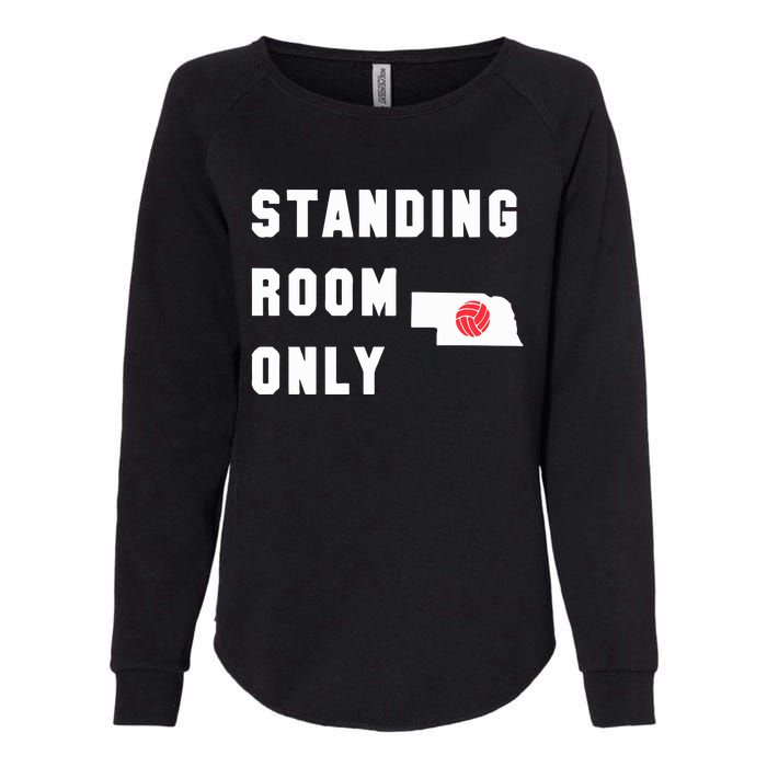 Standing Room Only Volleyball Womens California Wash Sweatshirt