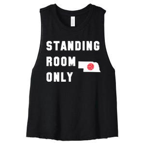 Standing Room Only Volleyball Women's Racerback Cropped Tank