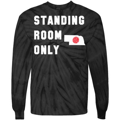 Standing Room Only Volleyball Tie-Dye Long Sleeve Shirt