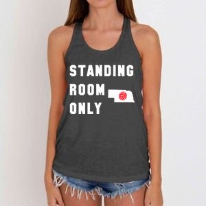 Standing Room Only Volleyball Women's Knotted Racerback Tank