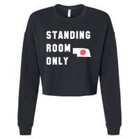 Standing Room Only Volleyball Cropped Pullover Crew