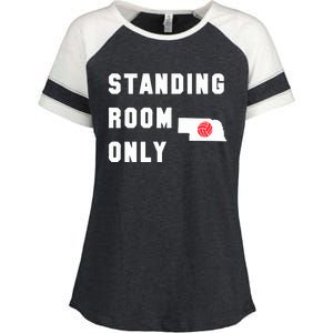 Standing Room Only Volleyball Enza Ladies Jersey Colorblock Tee