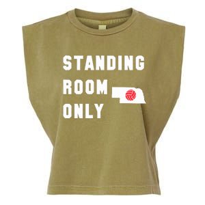 Standing Room Only Volleyball Garment-Dyed Women's Muscle Tee