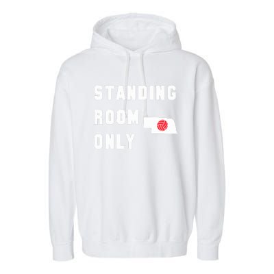 Standing Room Only Volleyball Garment-Dyed Fleece Hoodie