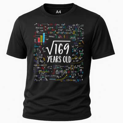 Square Root Of 169 13th Birthday Gift 13 Year Old Gifts Math Bday Gift Performance Shirt