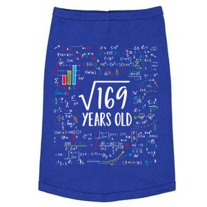 Square Root Of 169 13th Birthday Gift 13 Year Old Gifts Math Bday Gift Doggie Tank