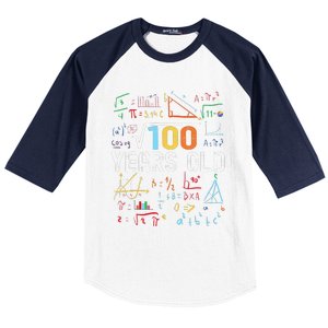 Square Root Of 100 10th Birthday 10 Years Old Birthday Baseball Sleeve Shirt