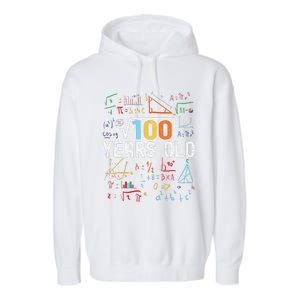 Square Root Of 100 10th Birthday 10 Years Old Birthday Garment-Dyed Fleece Hoodie