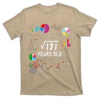 Square Root Of 121 11th Birthday 11 Year Old Love Mathematic T-Shirt