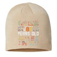 Square Root Of 81 9th Birthday 9 Years Old Birthday Sustainable Beanie