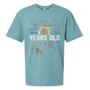 Square Root Of 81 9th Birthday 9 Years Old Birthday Sueded Cloud Jersey T-Shirt