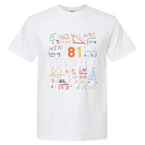 Square Root Of 81 9th Birthday 9 Years Old Birthday Garment-Dyed Heavyweight T-Shirt