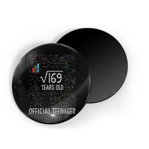 Square Root Of 169 13 Years Old Nager Birthday Magnet