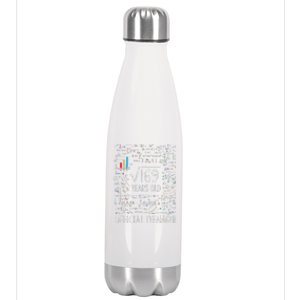 Square Root Of 169 13 Years Old Nager Birthday Stainless Steel Insulated Water Bottle