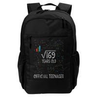 Square Root Of 169 13 Years Old Of.ficial Teenager Birthday Daily Commute Backpack