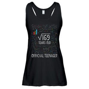 Square Root Of 169 13 Years Old Of.ficial Teenager Birthday Ladies Essential Flowy Tank