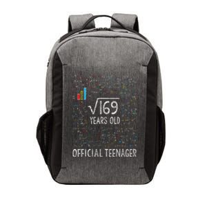 Square Root Of 169 13 Years Old Of.ficial Teenager Birthday Vector Backpack