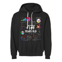 Square Root Of 169 13th Birthday 13 Year Old Math Nerd Garment-Dyed Fleece Hoodie
