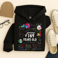 Square Root Of 169 13th Birthday 13 Year Old Math Nerd Hoodie