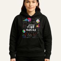 Square Root Of 169 13th Birthday 13 Year Old Math Nerd Hoodie