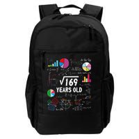 Square Root Of 169 13th Birthday 13 Year Old Math Nerd Backpack