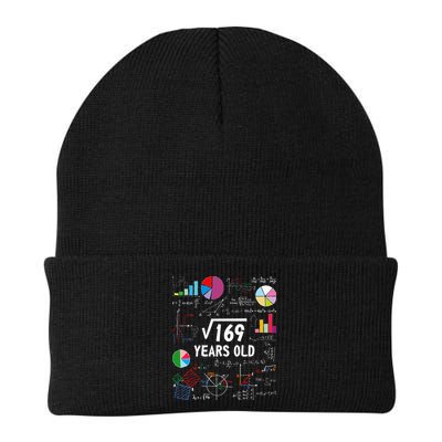 Square Root Of 169 13th Birthday 13 Year Old Math Nerd Beanie