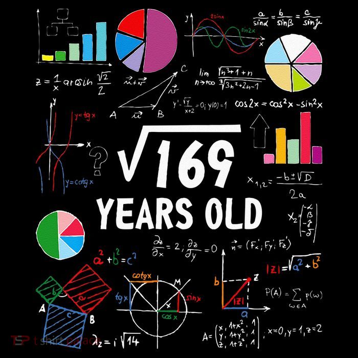 Square Root Of 169 13th Birthday 13 Year Old Math Nerd Sustainable Beanie