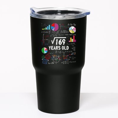 Square Root Of 169 13th Birthday 13 Year Old Math Nerd Tumbler