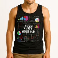 Square Root Of 169 13th Birthday 13 Year Old Math Nerd Tank Top