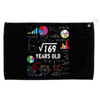 Square Root Of 169 13th Birthday 13 Year Old Math Nerd Grommeted Golf Towel