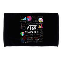 Square Root Of 169 13th Birthday 13 Year Old Math Nerd Microfiber Hand Towel