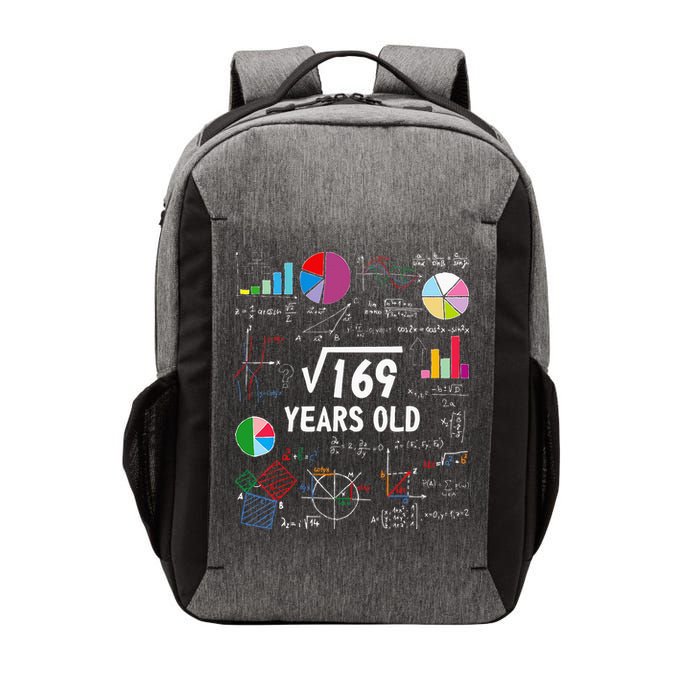 Square Root Of 169 13th Birthday 13 Year Old Math Nerd Vector Backpack