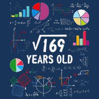 Square Root Of 169 13th Birthday 13 Year Old Math Nerd Infant Baby Jersey Bodysuit