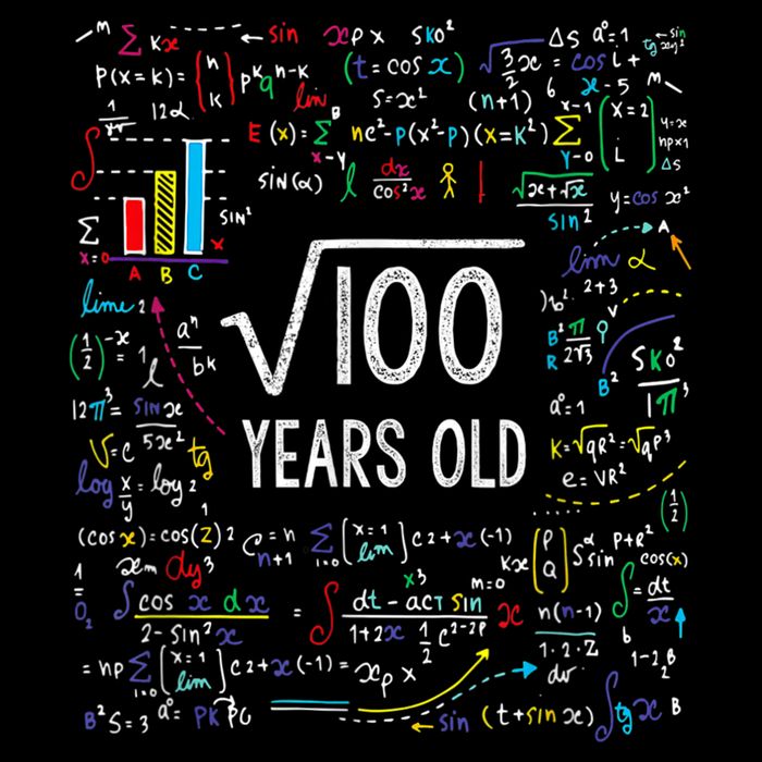 Square Root Of 100 10th Birthday 10 Year Old Gifts Math Bday Sustainable Bucket Hat