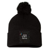 Square Root Of 169 13th Birthday 13 Year Old Gifts Math Bday Pom Pom 12in Knit Beanie