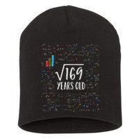 Square Root Of 169 13th Birthday 13 Year Old Gifts Math Bday Short Acrylic Beanie