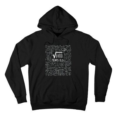 Square Root of 6400: 80 Years Old - 80th Birthday Hoodie